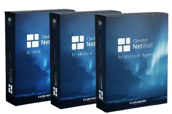 Clavister NetWall Virtual — firewall virtuel pour VMware vSphere, KVM et Microsoft Hyper-V (visuel détouré)
